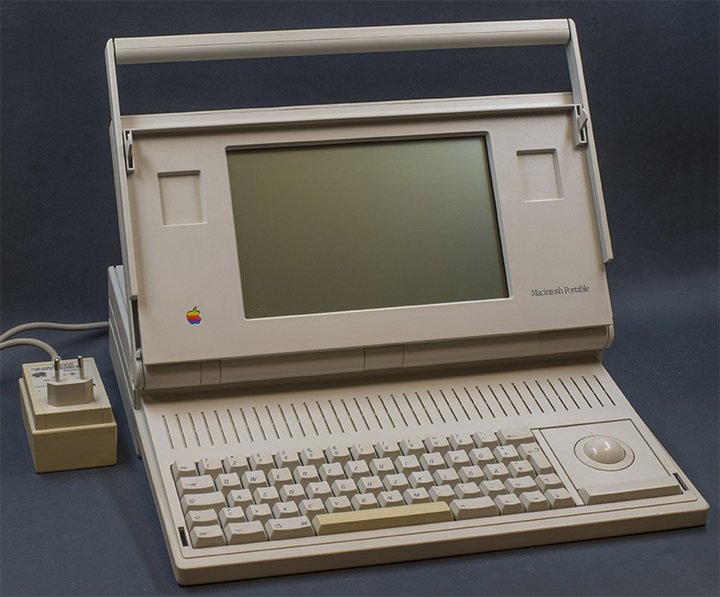 Apple Macintosh Portable (1989) first portable computer of Apple Inc.